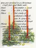 You are invited to a Christmas Craft fair and Bake sale: PowerPoint PPT Presentation