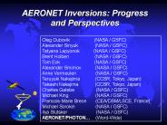AERONET Inversions: Progress and Perspectives