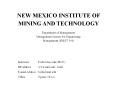 NEW MEXICO INSTITUTE OF PowerPoint PPT Presentation