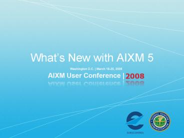 Whats New with AIXM 5