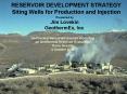 RESERVOIR DEVELOPMENT STRATEGY Siting Wells for Production and Injection PowerPoint PPT Presentation