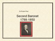 Second Baronet 1788-1850