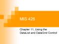 MIS 426 PowerPoint PPT Presentation