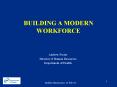 BUILDING A MODERN WORKFORCE PowerPoint PPT Presentation