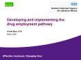 Developing and implementing the drug employment pathway PowerPoint PPT Presentation
