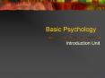 Basic Psychology PowerPoint PPT Presentation