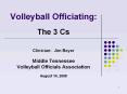 Volleyball%20Officiating: PowerPoint PPT Presentation