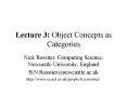 Lecture 3: Object Concepts as Categories PowerPoint PPT Presentation