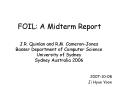 FOIL: A Midterm Report PowerPoint PPT Presentation