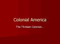 Colonial America PowerPoint PPT Presentation