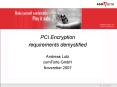 PCI Encryption PowerPoint PPT Presentation