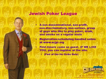 Jewish Poker League