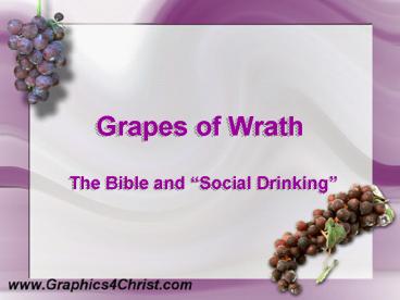 Grapes of Wrath