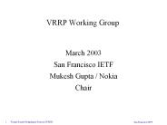 VRRP%20Working%20Group