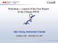 Workshop Launch of the First Report of the Chilean PRTR PowerPoint PPT Presentation