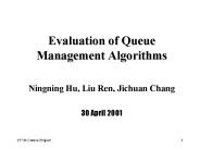 Evaluation of Queue Management Algorithms
