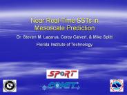 Near Real-Time SSTs in Mesoscale Prediction