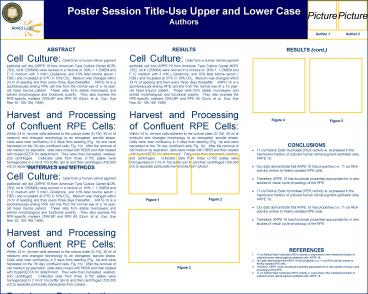 cell culture: cells from a human retinal pigment epithelial