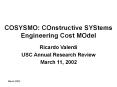 COSYSMO:%20COnstructive%20SYStems%20Engineering%20Cost%20MOdel PowerPoint PPT Presentation