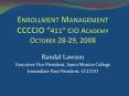 Enrollment Management CCCCIO  PowerPoint PPT Presentation
