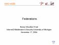 Federations PowerPoint PPT Presentation
