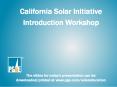 California Solar Initiative PowerPoint PPT Presentation