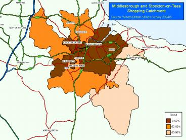 Middlesbrough and Stockton-on-Tees Shopping Catchment