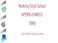 Madeley High School PowerPoint PPT Presentation
