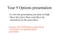 Year 9 Options presentation PowerPoint PPT Presentation