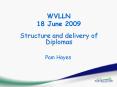 Structure and delivery of Diplomas PowerPoint PPT Presentation