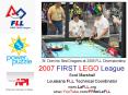 2007 FIRST LEGO League PowerPoint PPT Presentation