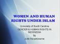 WOMEN AND HUMAN RIGHTS UNDER ISLAM PowerPoint PPT Presentation