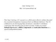 Gene Ontology (GO)