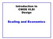 Introduction to CMOS VLSI Design  Scaling and Economics