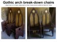Gothic arch break-down chairs Original chairs by Sir Kragon, original plans by Master Terafan and now modified by Bar PowerPoint PPT Presentation