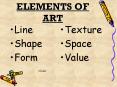 ELEMENTS OF ART PowerPoint PPT Presentation
