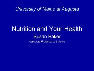 University of Maine at Augusta