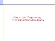 Concurrent Programing: