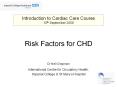 Risk Factors for CHD PowerPoint PPT Presentation