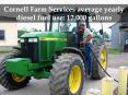Cornell Farm Services average yearly diesel fuel use: 12,000 gallons PowerPoint PPT Presentation