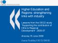 Higher Education and Regions: strengthening links with industry  Lessons from the OECD study  PowerPoint PPT Presentation