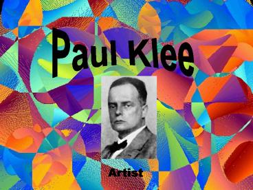 Paul Klee