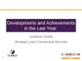Developments and Achievements in the Last Year' PowerPoint PPT Presentation