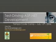 TestDriving ASP'NET Development