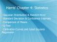 Harris Chapter 4: Statistics PowerPoint PPT Presentation