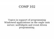 COMP 102
