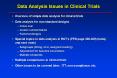 Data Analysis Issues in Clinical Trials PowerPoint PPT Presentation