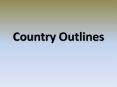 Country Outlines PowerPoint PPT Presentation