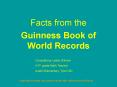 Guinness Book of World Records PowerPoint PPT Presentation