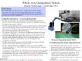 Whole-Arm Manipulation System Barrett Technology, Cambridge, MA PowerPoint PPT Presentation